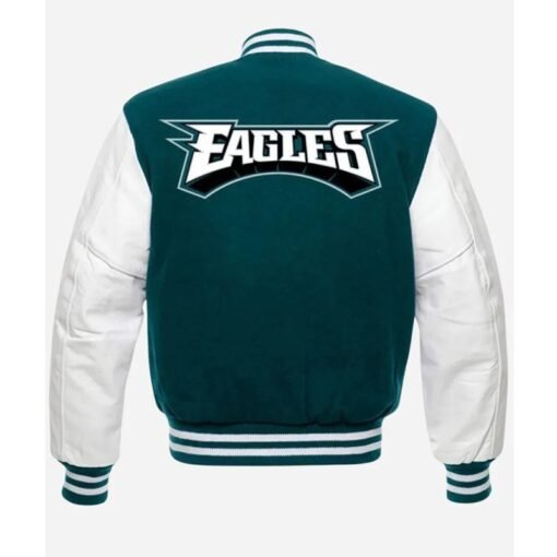 Philadelphia Eagles Letterman Varsity Jacket - Image 2