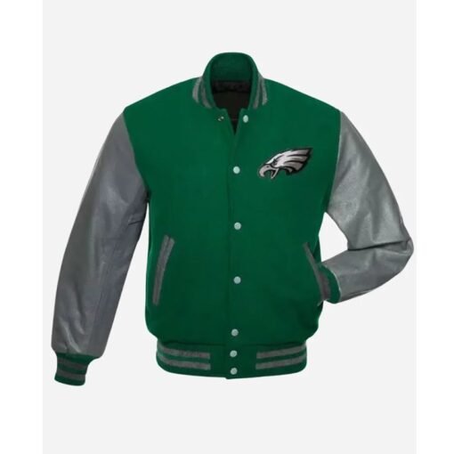 Philadelphia Eagles Letterman Varsity Jacket - Image 3