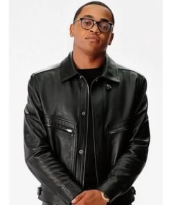 Power Book II Ghost Black Leather Jacket