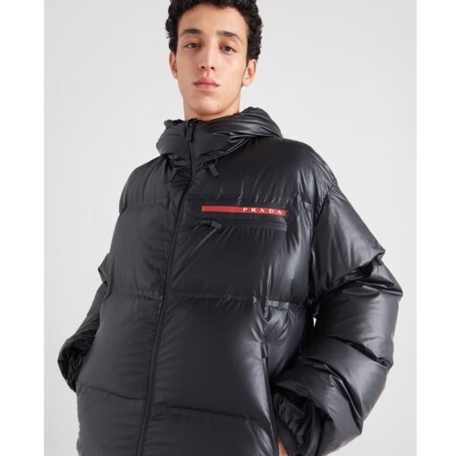 Prada Hooded Puffer Jacket - Image 2
