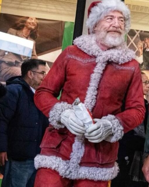Red One Jk Simmons Santa Claus Jacket With Free Cap - Image 2