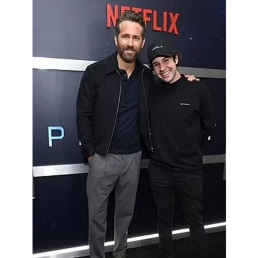 Ryan Reynolds The Adam Project Black Jacket - Image 3