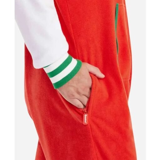 Santa Clause Santa Jumpsuit Costume - Image 5