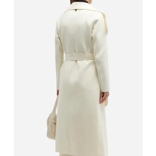 Skye P. Marshall Matlock White Draped Coat - Image 3