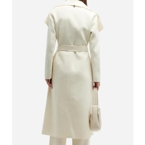 Skye P. Marshall Matlock White Draped Coat - Image 5