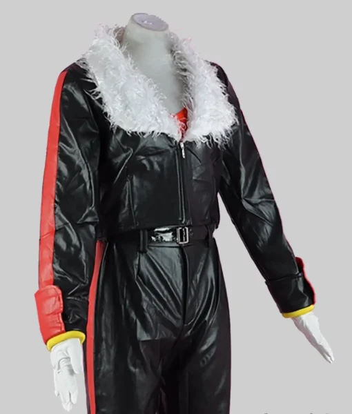 Sonic The Hedgehog Shadow Black Leather Jacket - Image 2