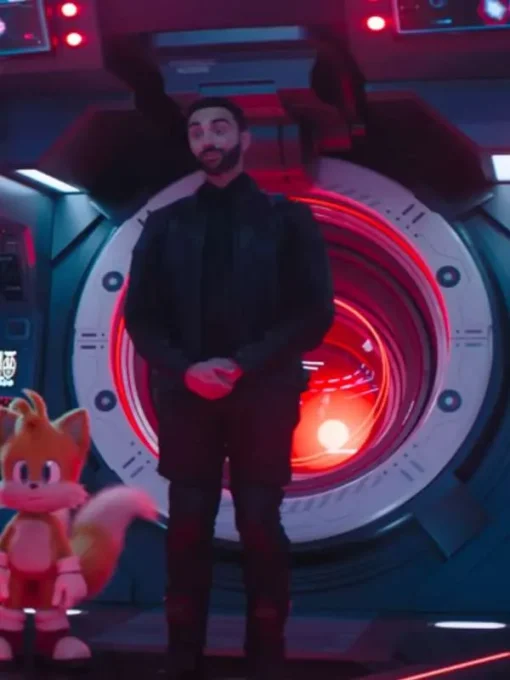Lee Majdoub Sonic the Hedgehog 3 Leather Jacket