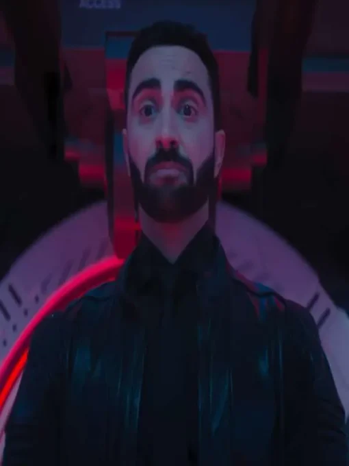 Lee Majdoub Sonic the Hedgehog 3 Leather Jacket - Image 2