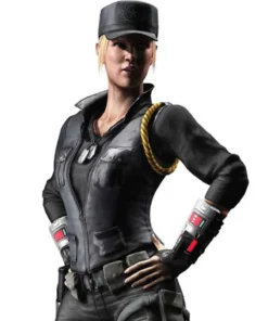Sonya Blade Mortal Kombat X Soldier Leather Vest