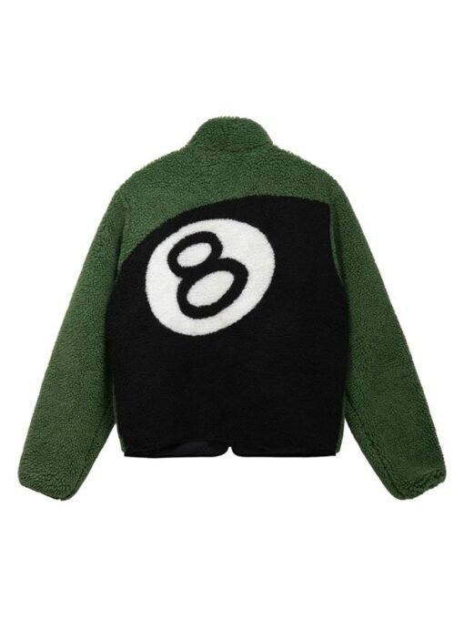 Stussy 8 Ball Sherpa Reversible Jacket