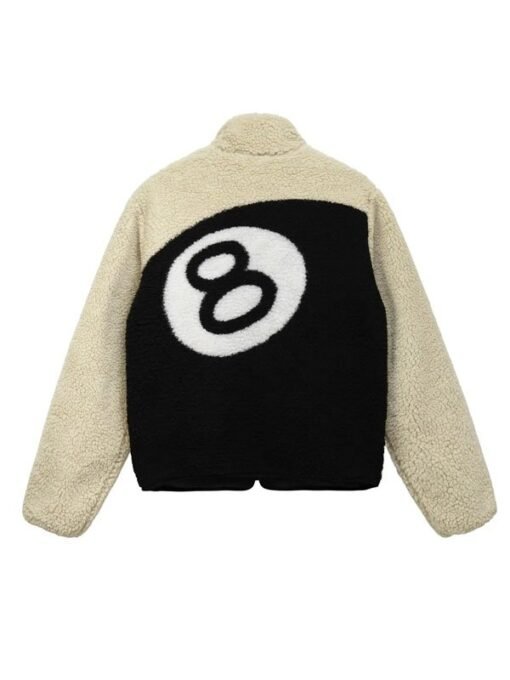Stussy 8 Ball Reversible Sherpa Jacket