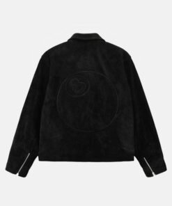 Stussy 8 Ball Suede Bing Black Jacket