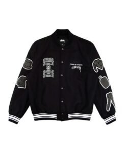 Stussy CDG 40th Anniversary Varsity Jacket