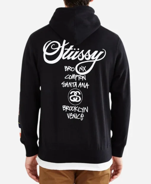 Stussy World Flags Hoodie - Image 2
