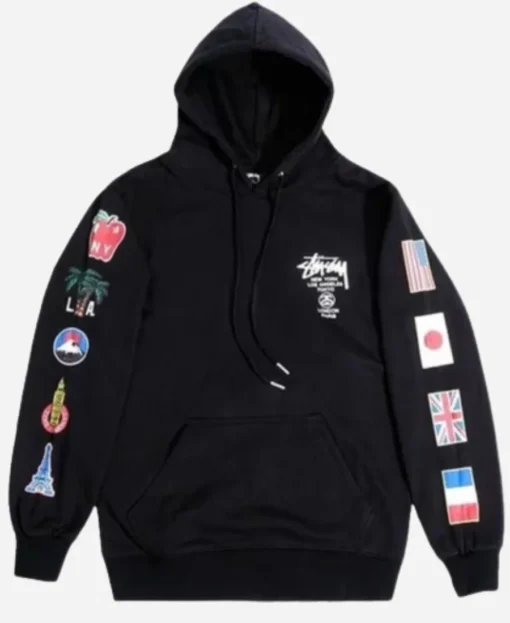 Stussy World Flags Hoodie - Image 5