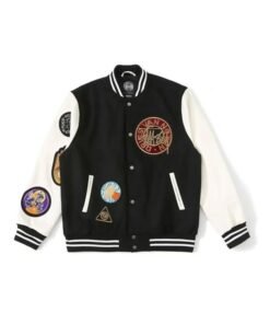 Stussy x Dries Van Noten Black Varsity Jacket