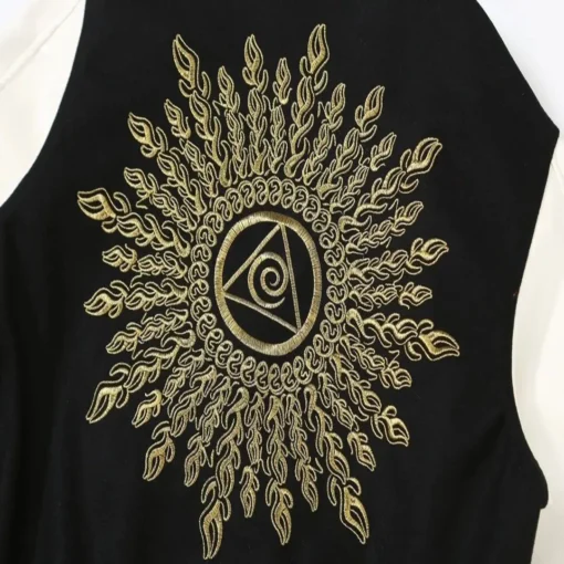 Stussy x Dries Van Noten Black Varsity Jacket - Image 5