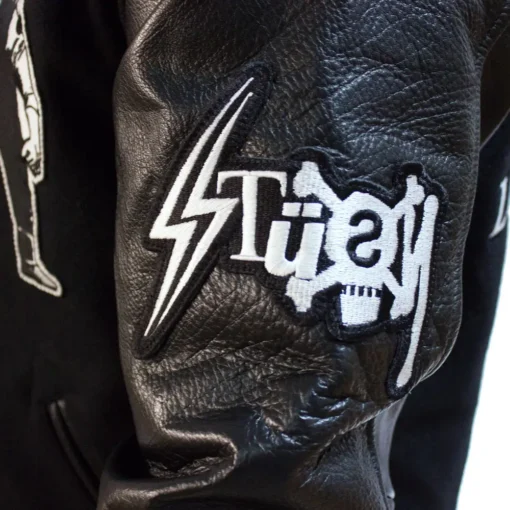 Stussy x Kostas Seremetis Varsity Jacket - Image 5