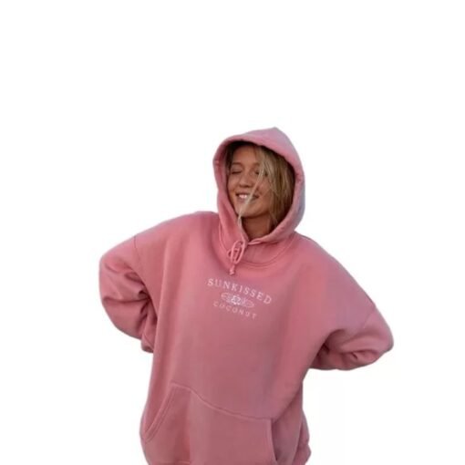 Sunkissed Coconut Pink Hoodie - Image 5