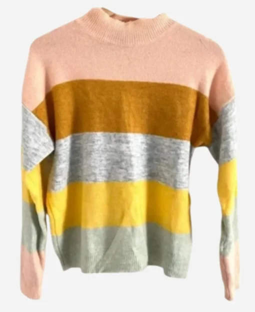 The Sex Lives Of College Girls S3 Color-Block Striped Sweater - Image 2