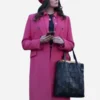 Taylor Cole A Reason for the Season Pink Coat