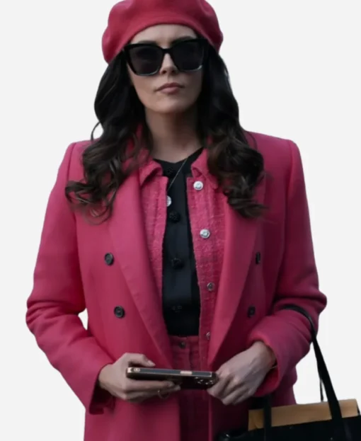 Taylor Cole A Reason for the Season Pink Coat - Image 3