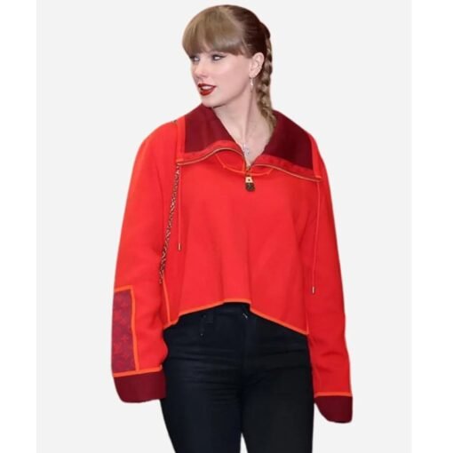 Taylor Swift Chiefs vs Raiders Red Sweater - Image 3