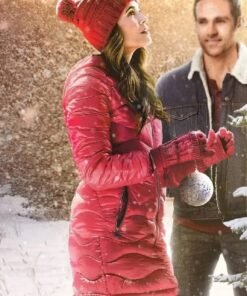 The Christmas Promise Torrey Devitto Puffer Coat