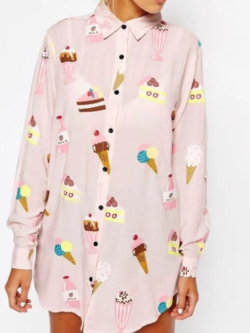 Noel Fielding Ice Cream Printed Shirt - Image 2