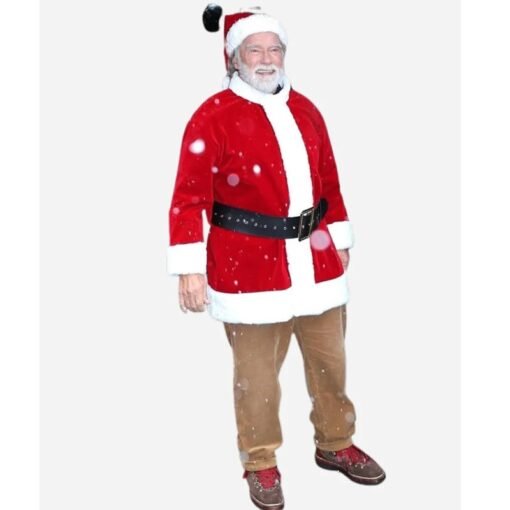 The Man With The Bag Arnold Schwarzenegger Santa Coat - Image 2