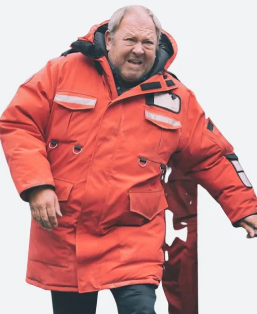 Magnus MacMillan The Rig S02 Red Hooded Jacket