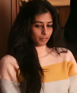 The Sex Lives Of College Girls S3 Color-Block Striped Sweater