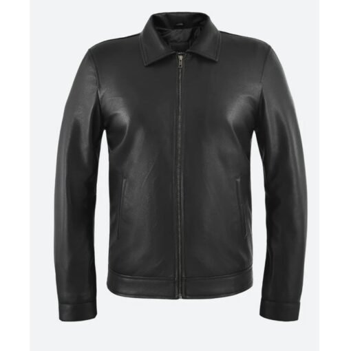 The Trunk Um Tae Seong Black Leather Jacket - Image 2
