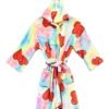 Tie Dye Hearts Robe