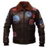 Top Gun Tom Cruise Leather Jacket
