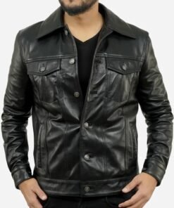 Trucker Leather Jacket