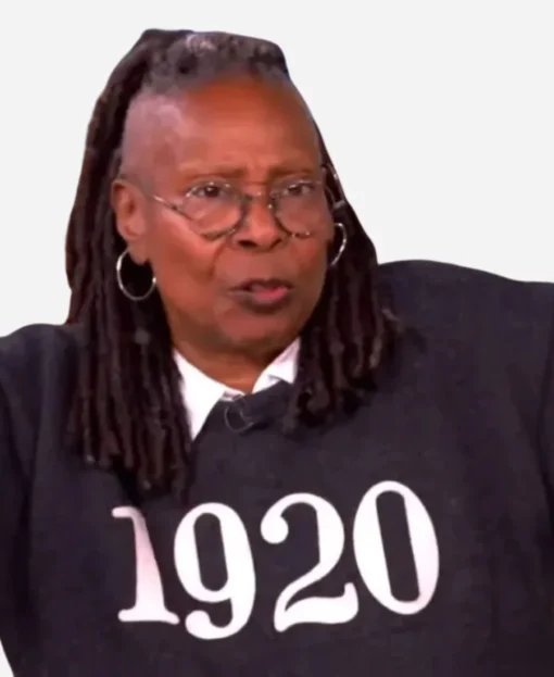 The View Whoopi Goldberg 1920 Black Sweater
