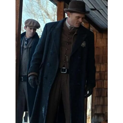 Tyler Bryan 1923 Blue Trench Coat