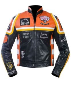 Harley Davidson and The Marlboro Man Biker Leather Jacket