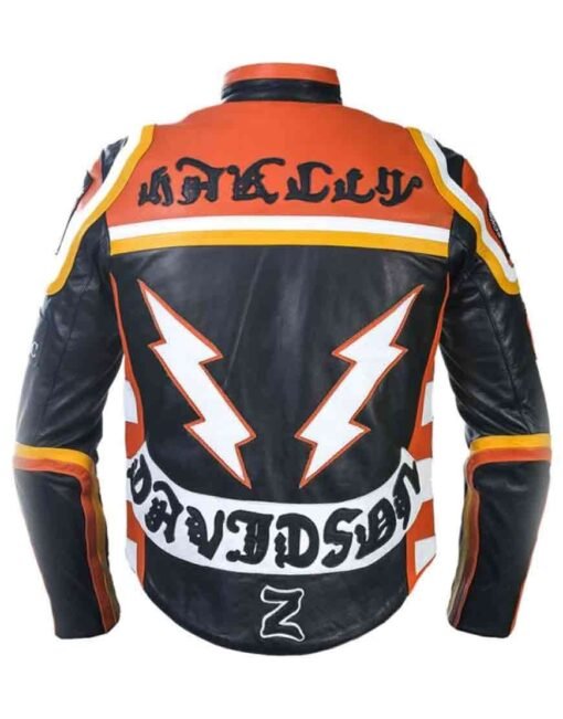Harley Davidson and The Marlboro Man Biker Leather Jacket - Image 3