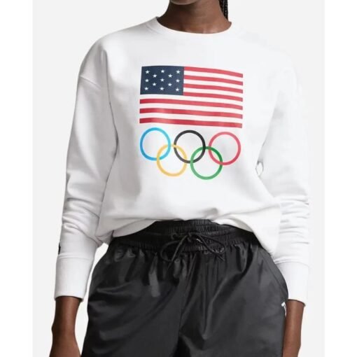 Team USA Olympic White Sweatshirt