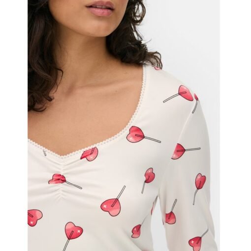 Valentine Heart Lollipop Pajama Set - Image 3