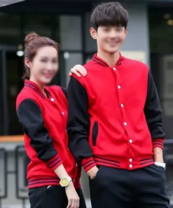 Valentines Day Couple Letterman Jackets