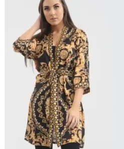 Versace Kimono Print Bath Robe