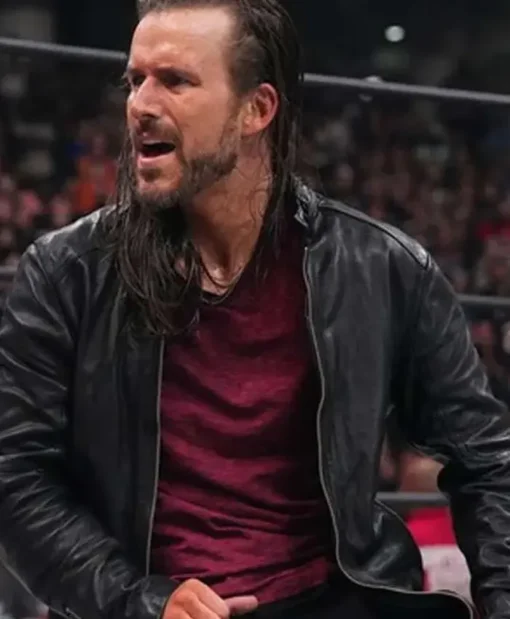 WWE Adam Cole Black Leather Jacket