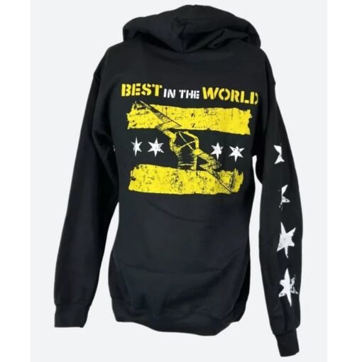 WWE CM Punk GTS Zipper Hoodie - Image 3