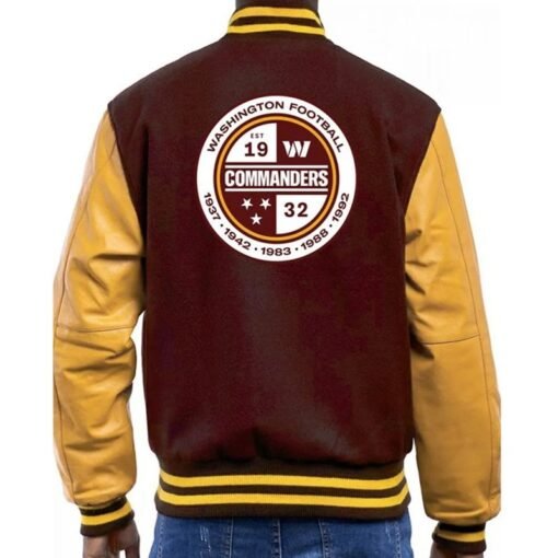Washington Commanders Letterman Jacket - Image 6