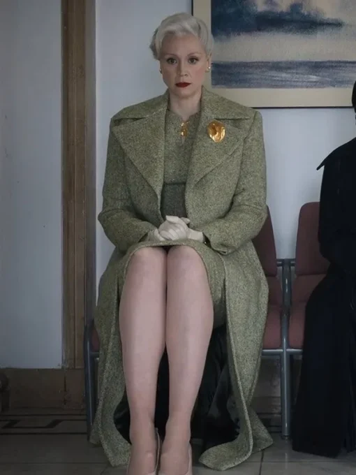 Wednesday Larissa Weems Green Coat - Image 4