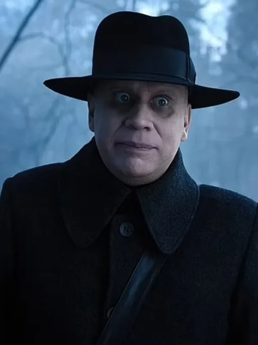 Wednesday Fred Armisen Black Coat - Image 2