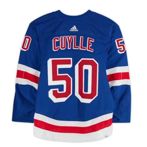 Will Cuylle New York Rangers Game-Used Playoffs Jersey - Image 2
